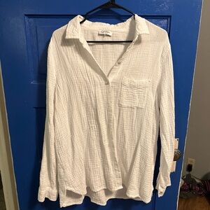 Jessica Simpson Cream Textured Blouse